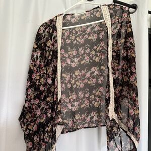 Floral over shirt